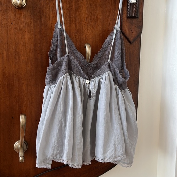 Free People Lace Crop Tank Top S - Picture 5 of 5